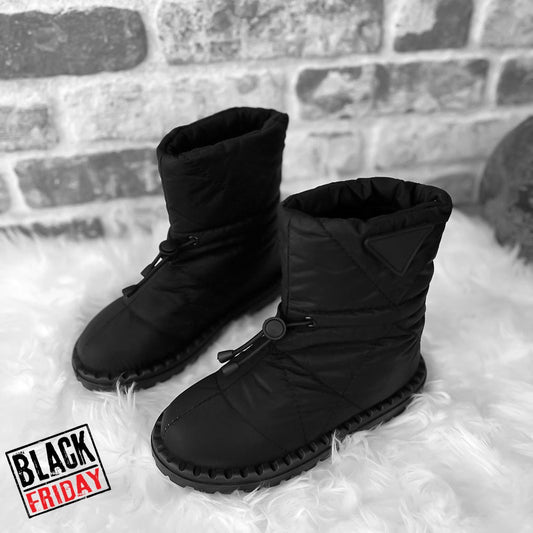 Ghete dama imblanite negre b708