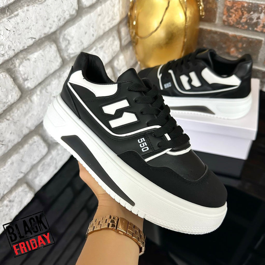 Adidasi dama casual negri 958 T4-2