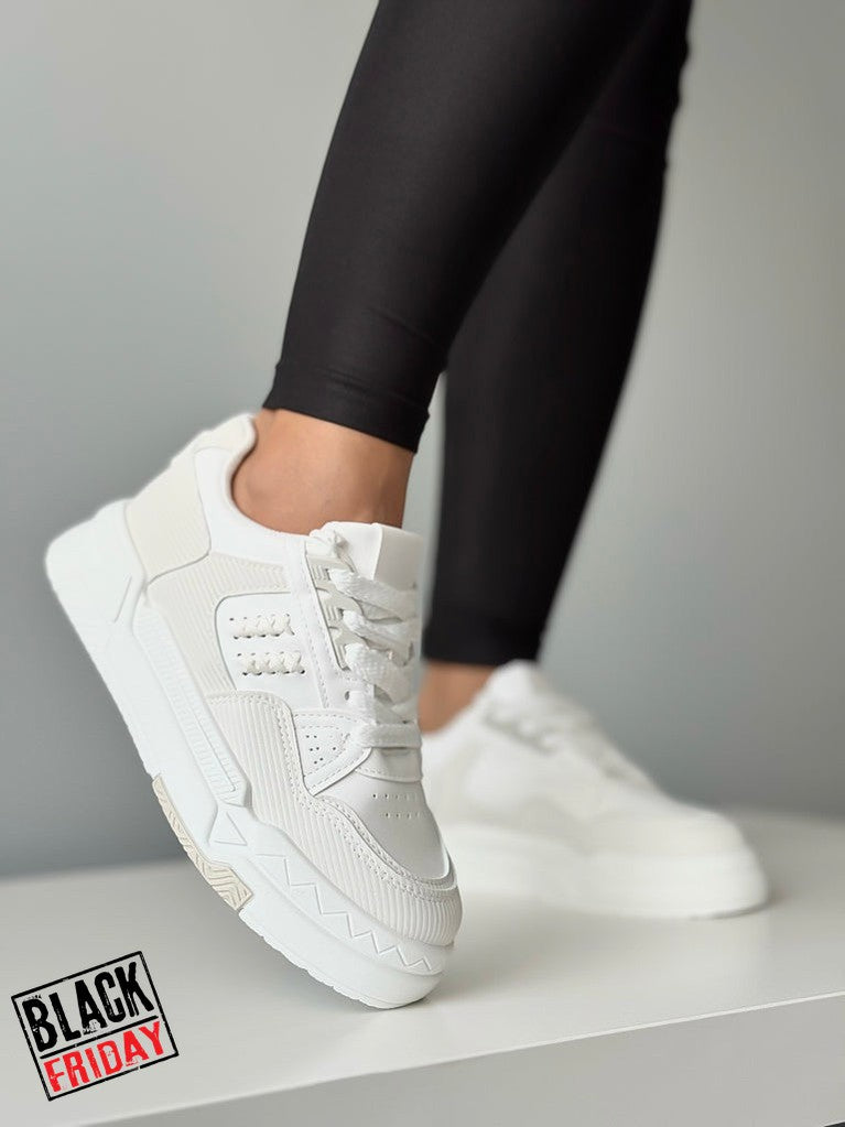 Adidasi dama casual albi 718