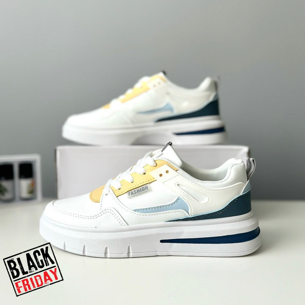 Adidasi dama casual albi 712 A39-1