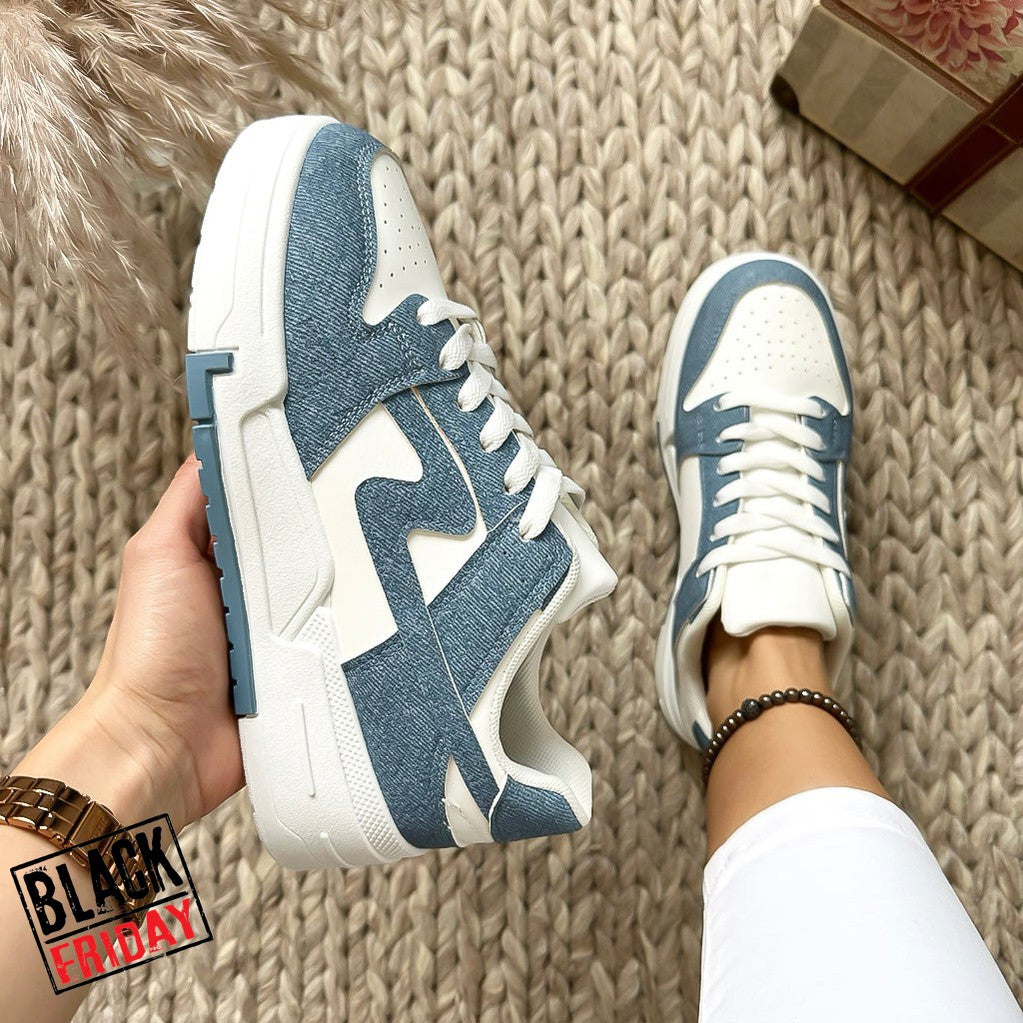 Adidasi dama casual albastri 209 T3-3