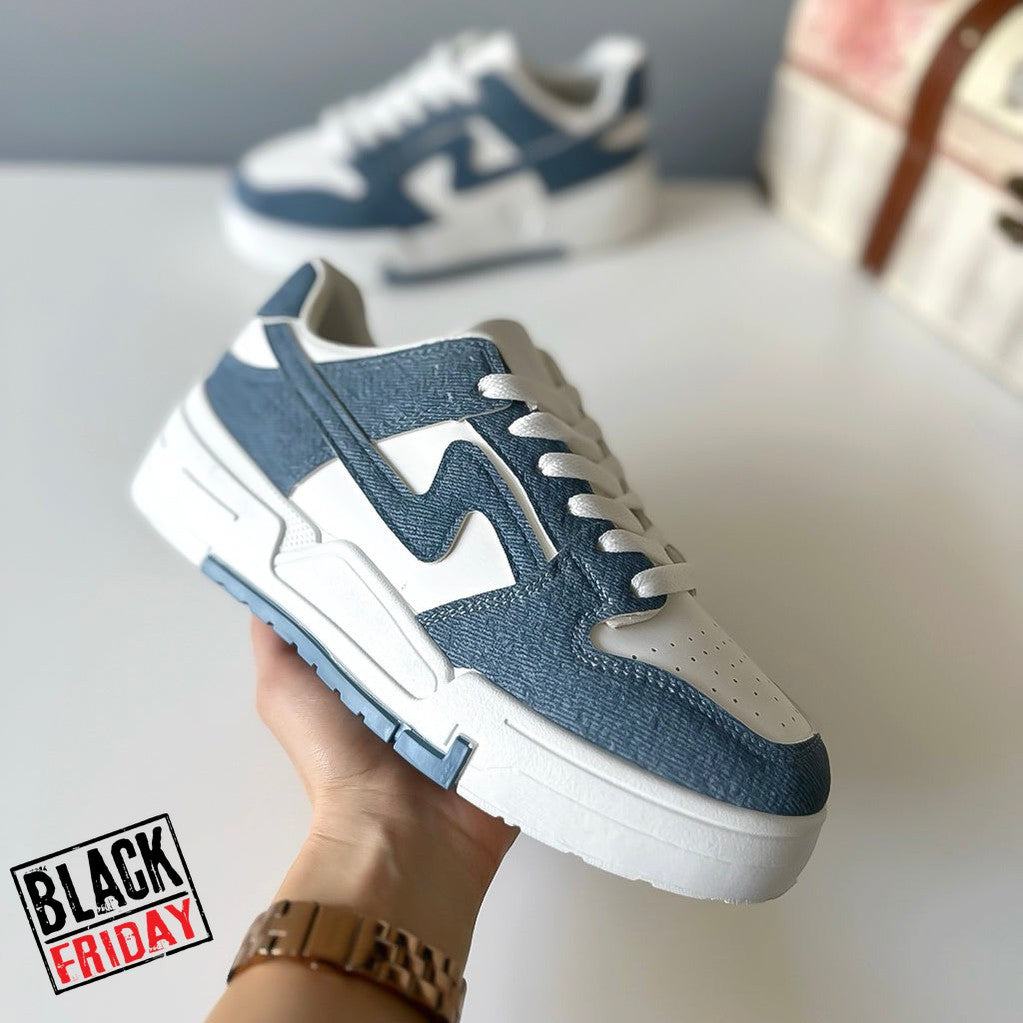 Adidasi dama casual albastri 209 T3-3