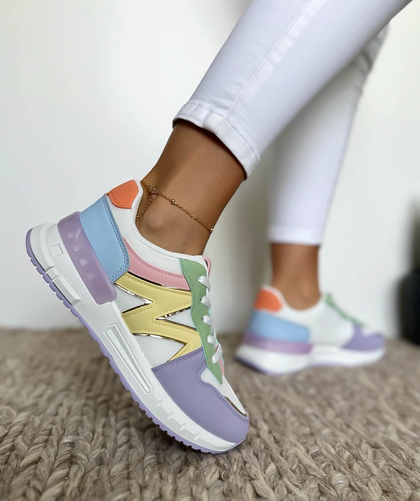 Adidasi dama casual mov 212 A22-1