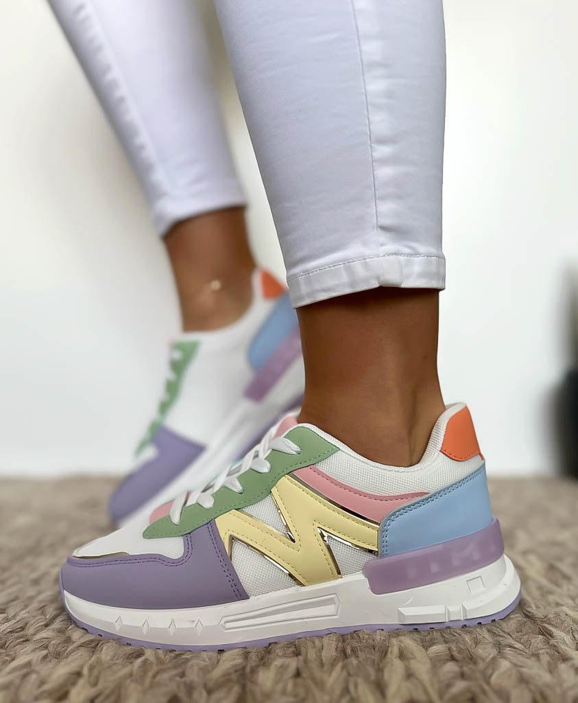 Adidasi dama casual mov 212 A22-1