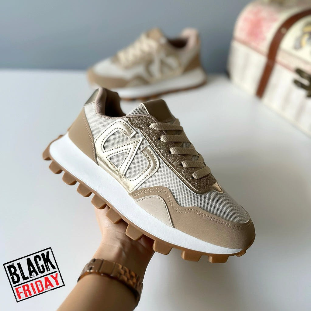 Adidasi dama casual crem 218 T52-3