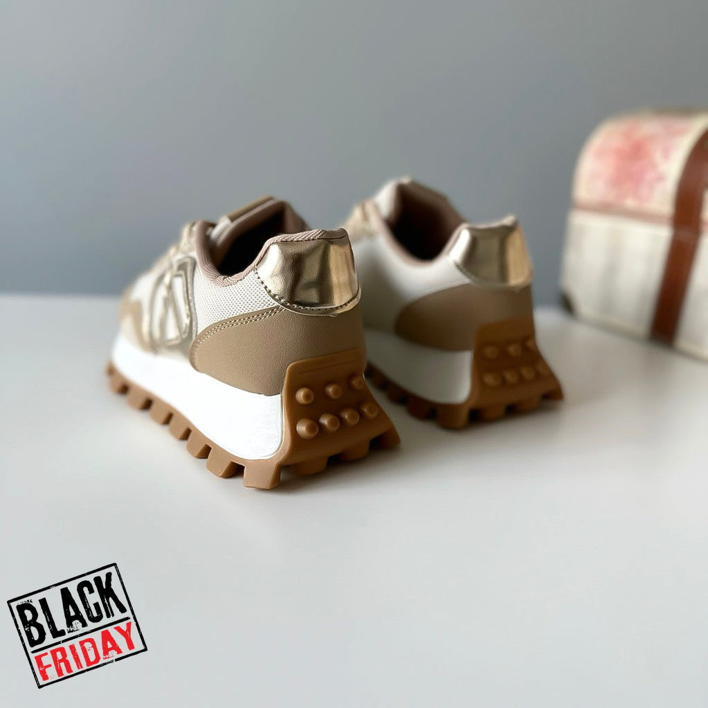 Adidasi dama casual crem 218 T52-3