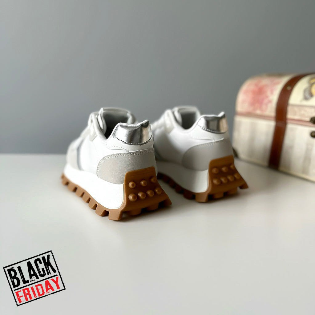 Adidasi dama casual albi 219 T52-2
