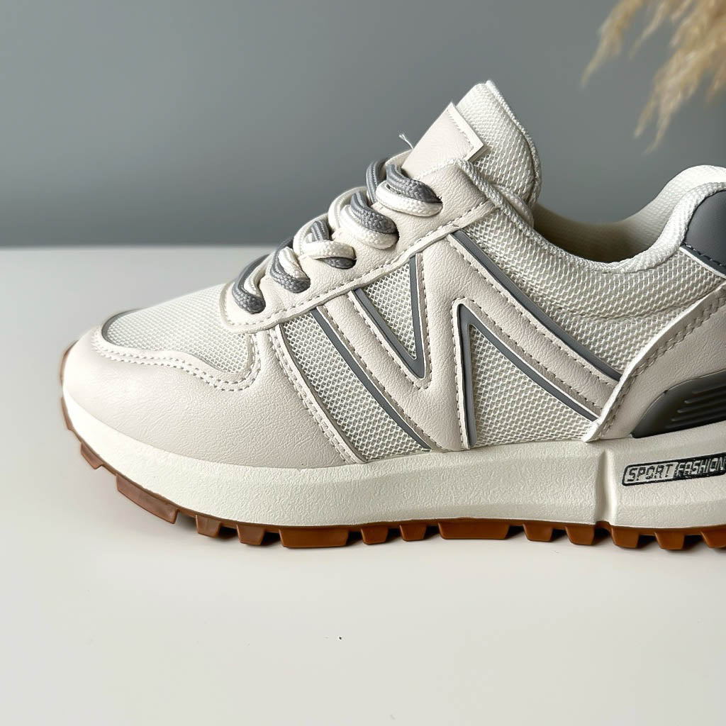 Adidasi dama casual albi 30664 N13-4