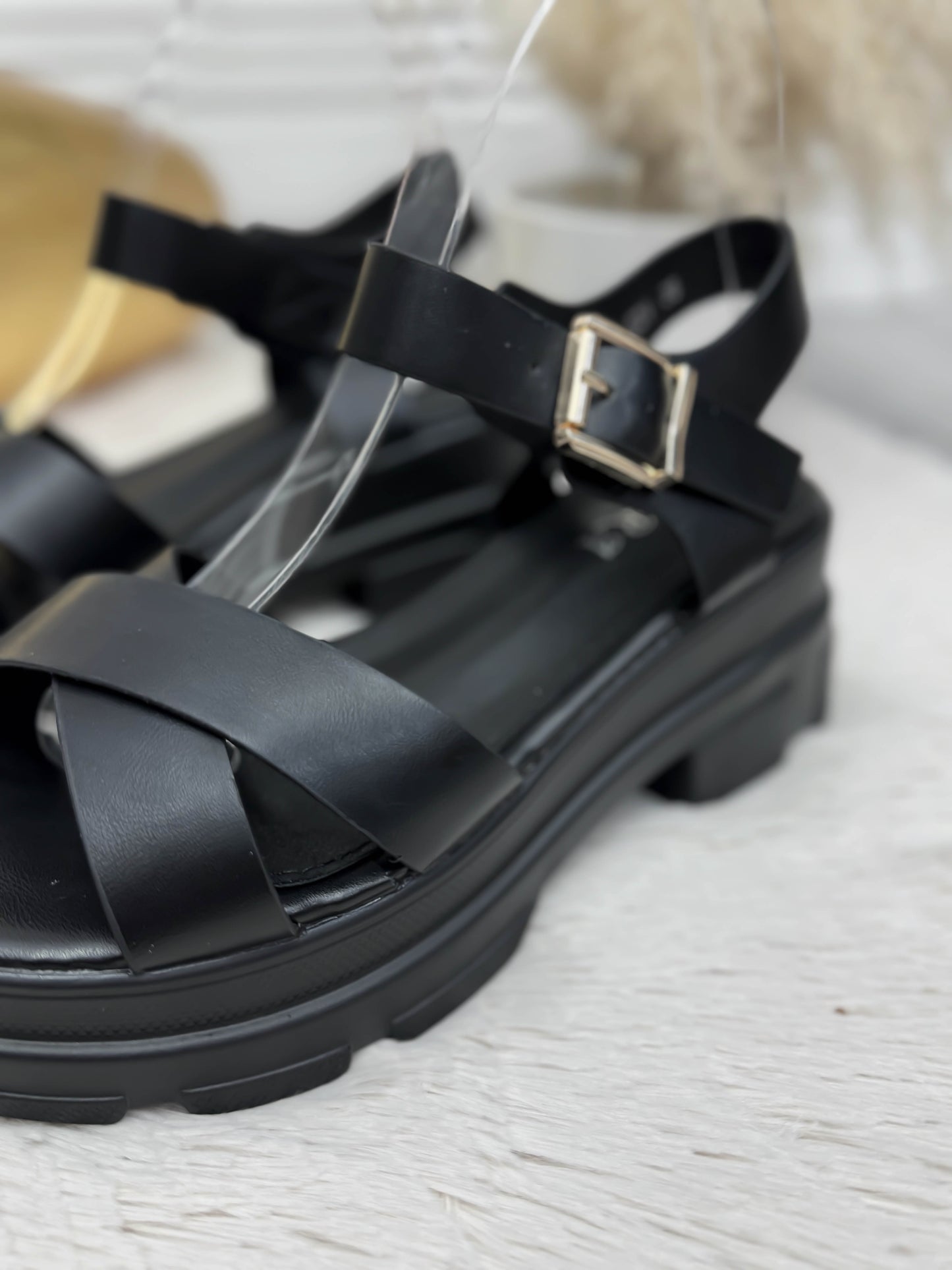 Sandale dama negre 524