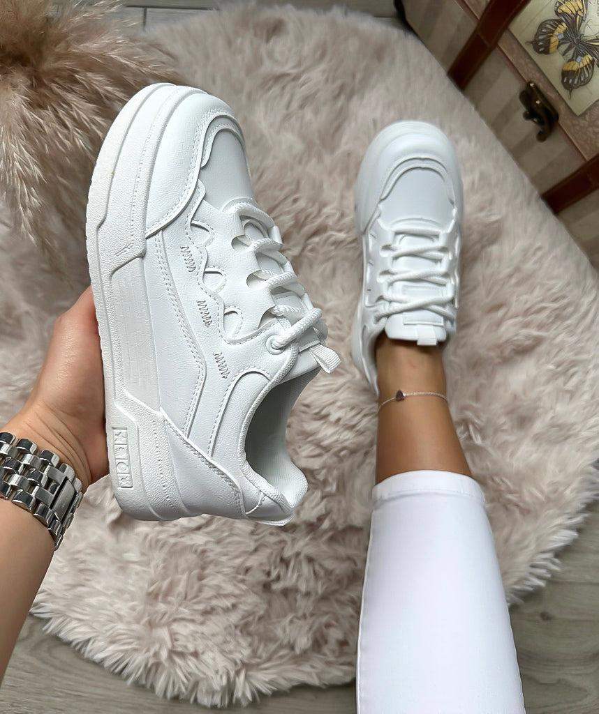 Adidasi dama casual albi 560 T3-2
