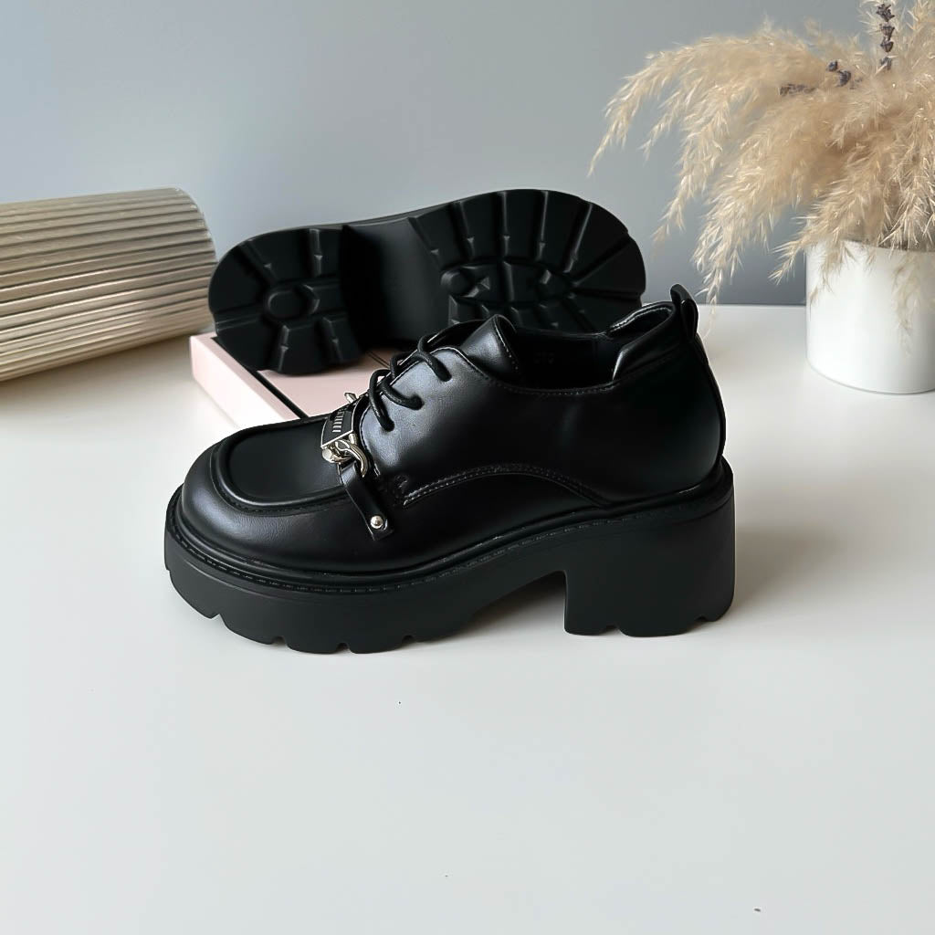 Pantofi casual dama 610, negri, 41-1