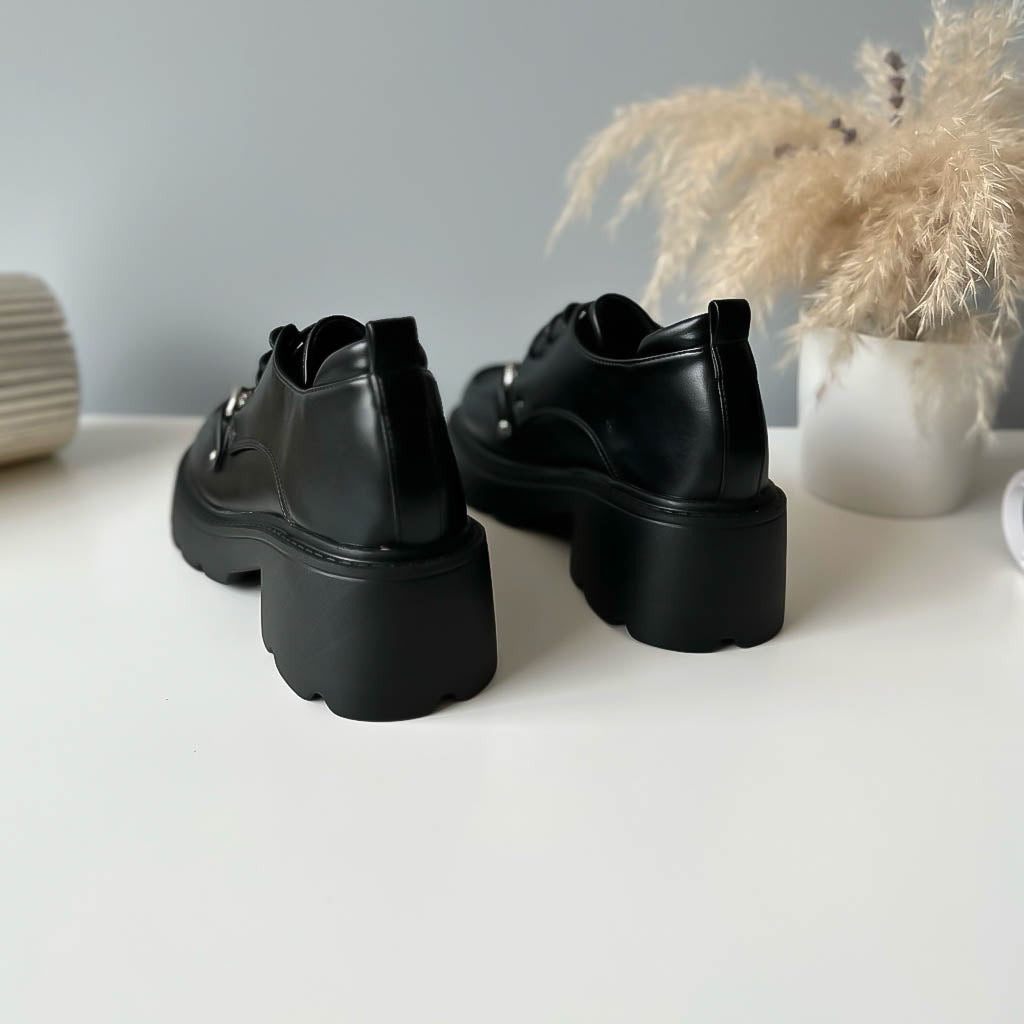 Pantofi casual dama 610, negri, 41-1