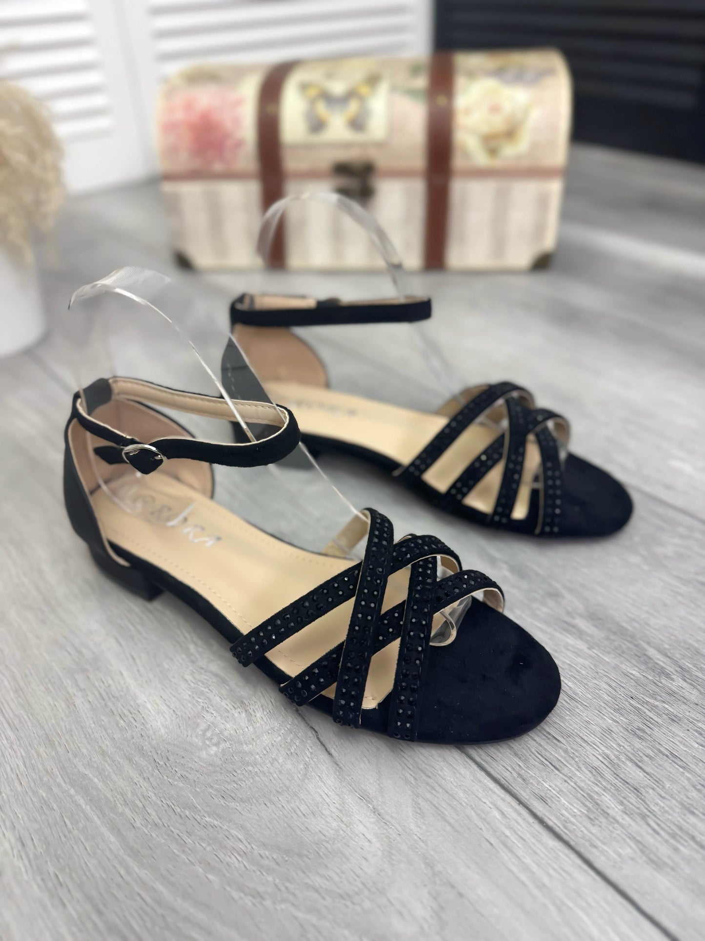 Sandale dama negre 617