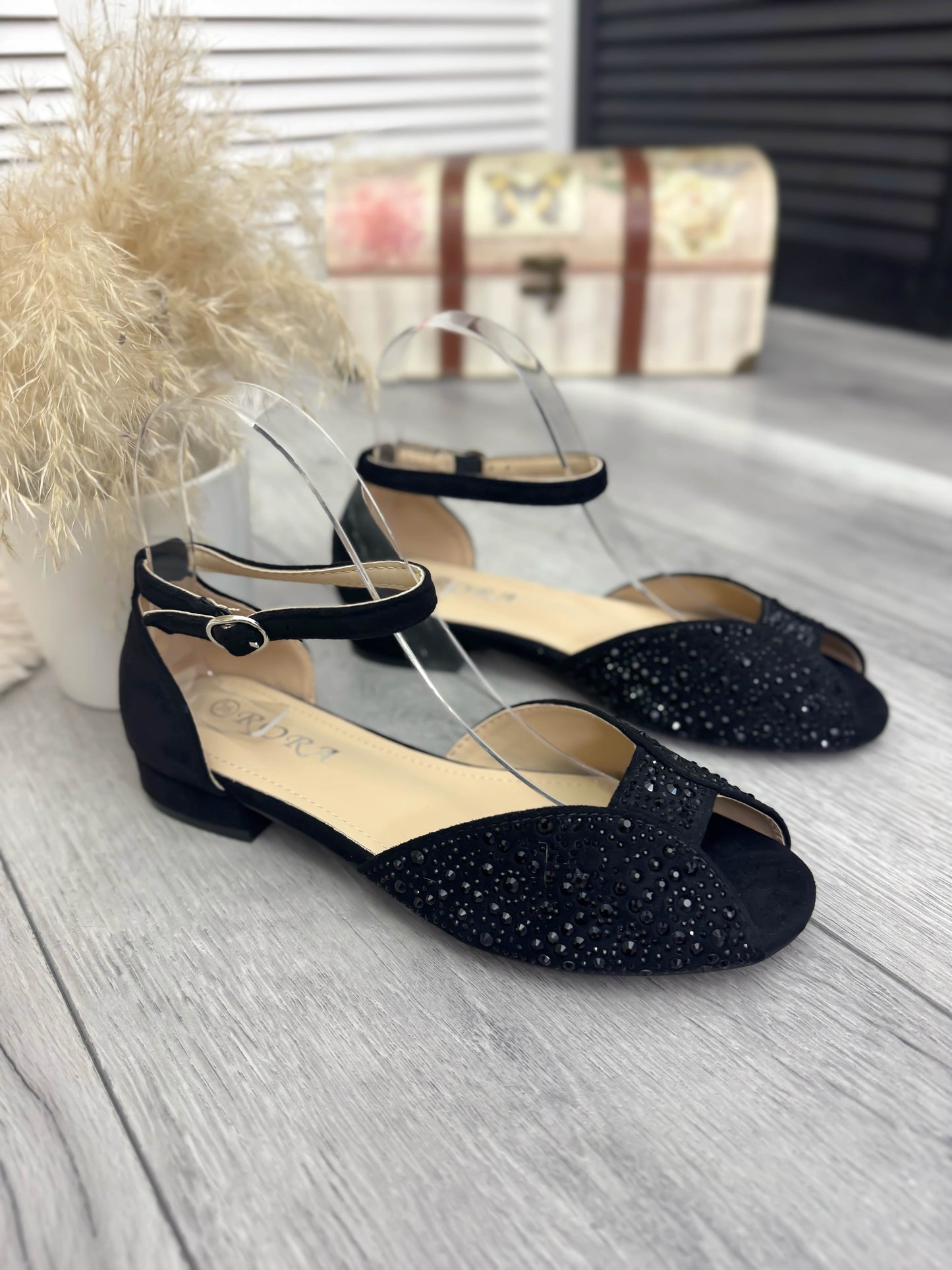 Sandale dama negre 618