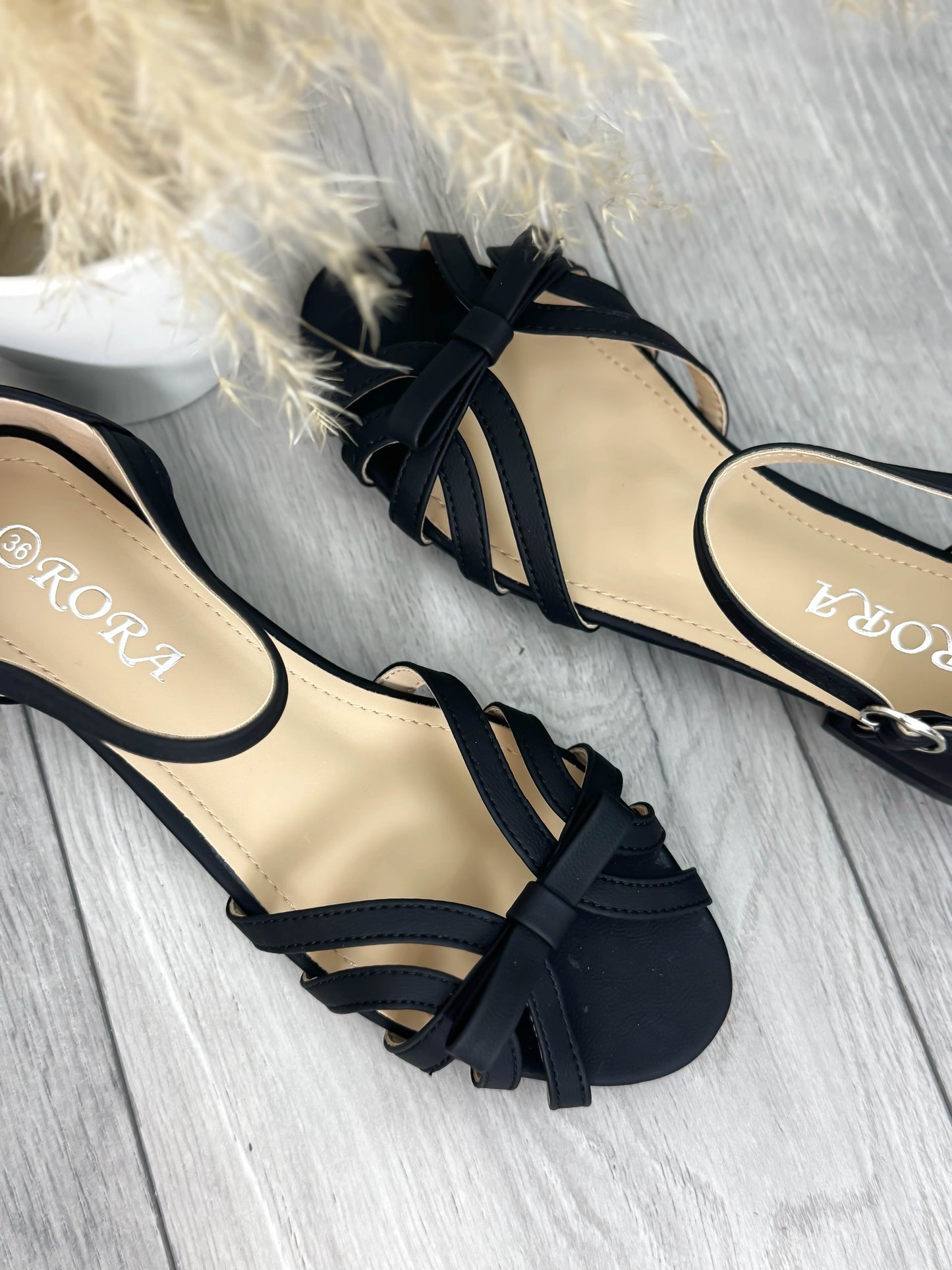 Sandale dama negre 619