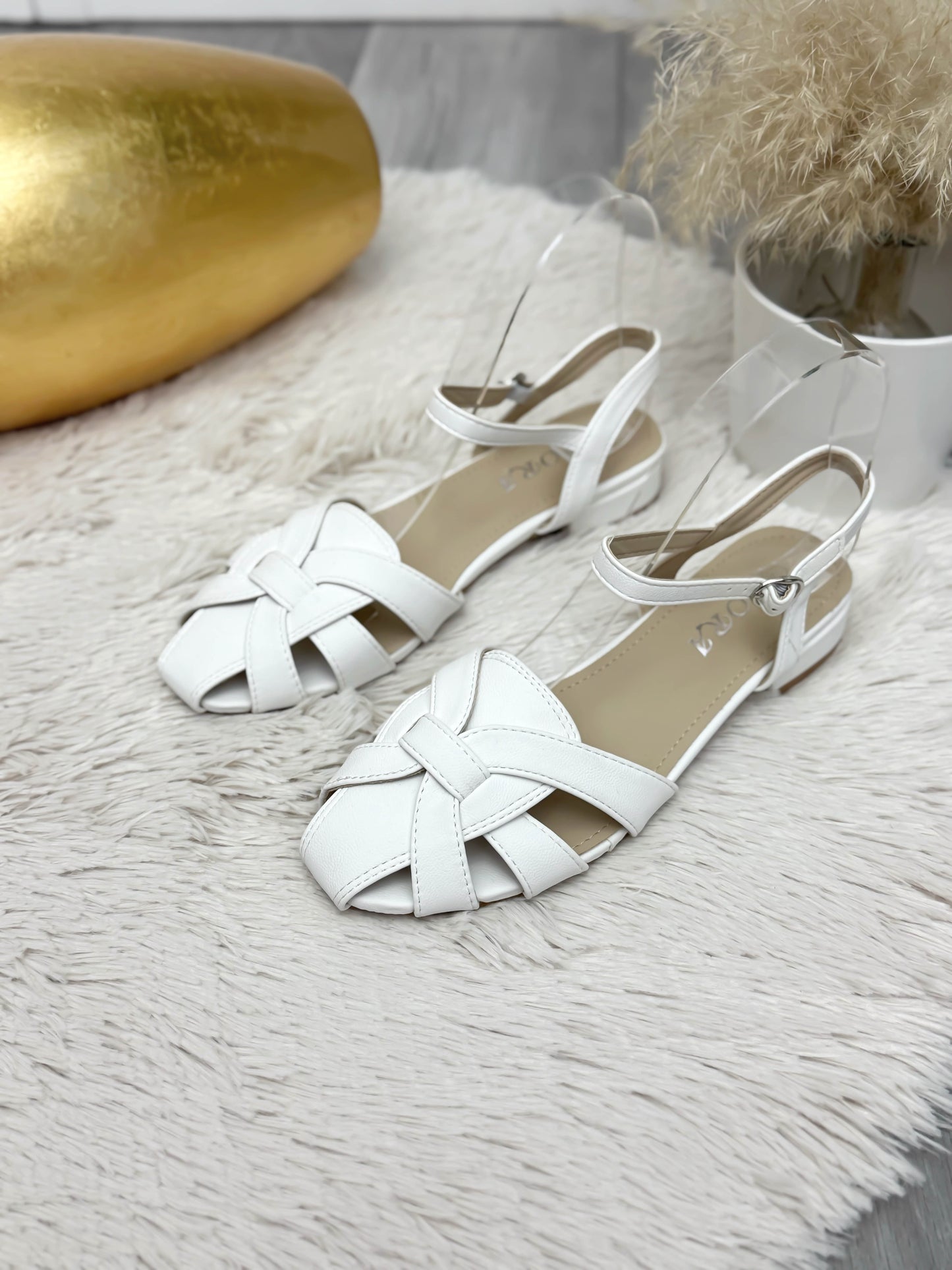 Sandale dama albe 620