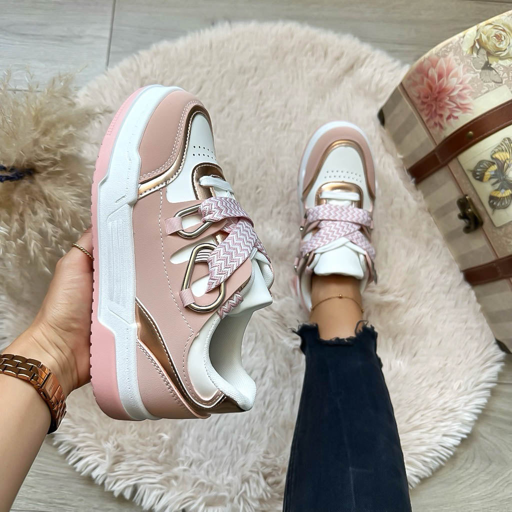 Adidasi dama casual roz 6455 N9-4