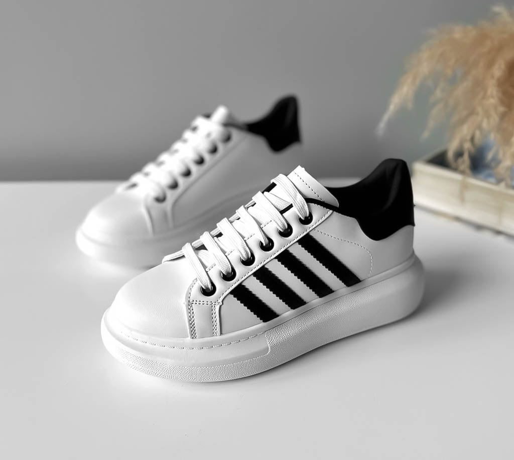 Adidasi dama casual albi 6622 N17-1