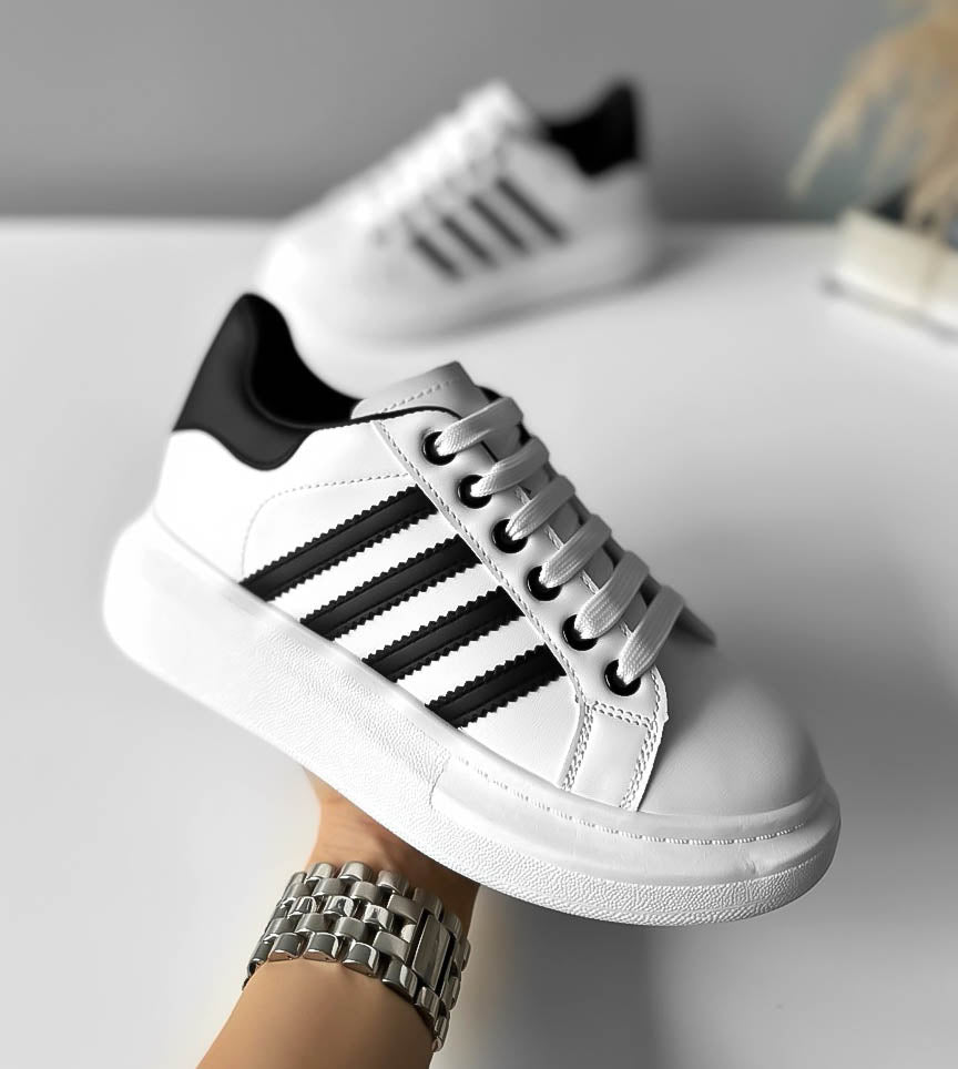 Adidasi dama casual albi 6622 N17-1