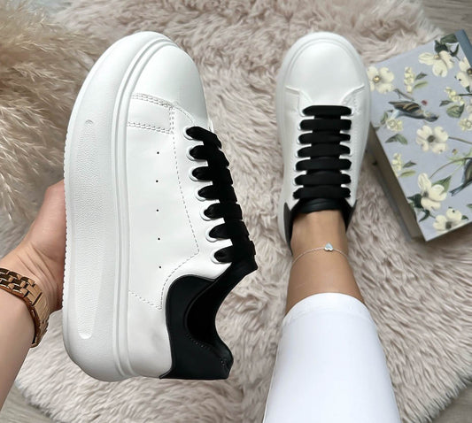 Adidasi dama casual albi A001 N12-3