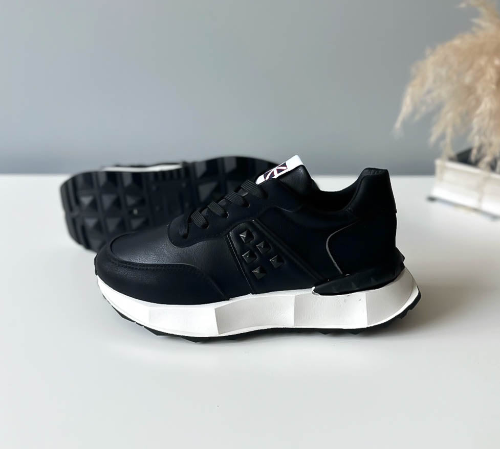 Adidasi dama casual negri A01 T7-3