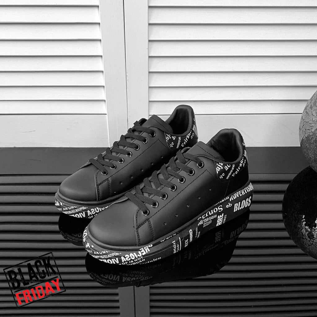 Adidasi barbati casual negri B3623