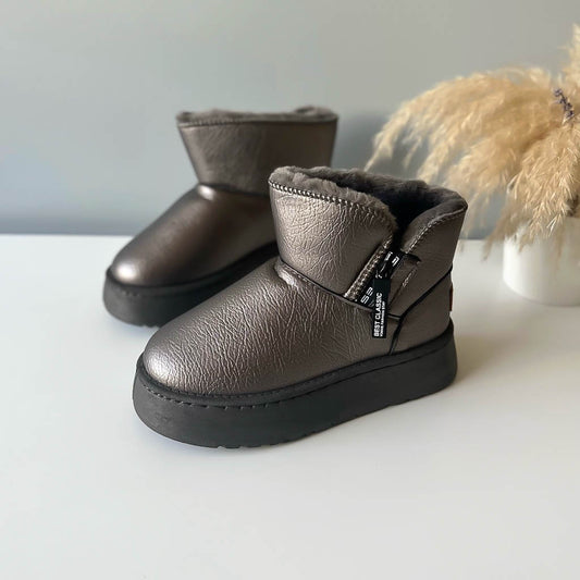 Ghete dama, imblanite, gri, B717 T14-3