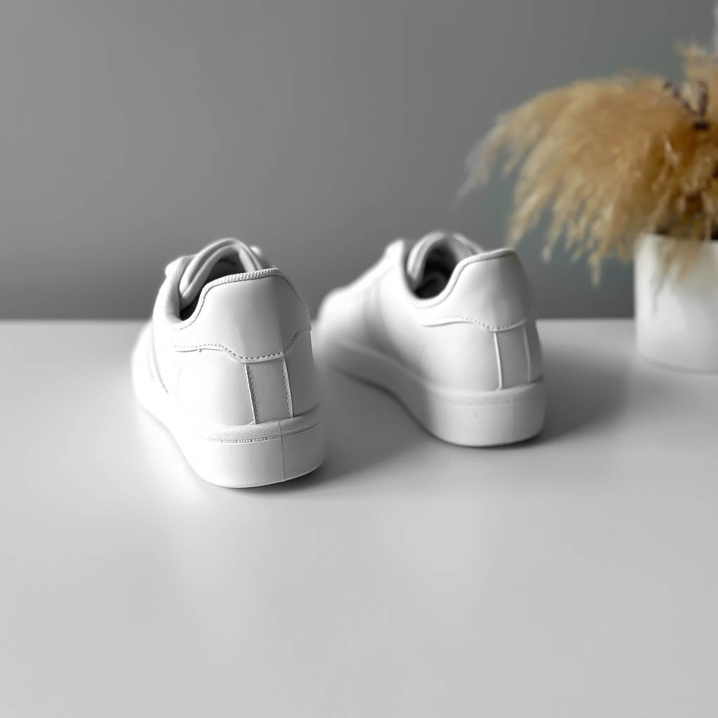 Adidasi dama casual albi, BL562 T7-3