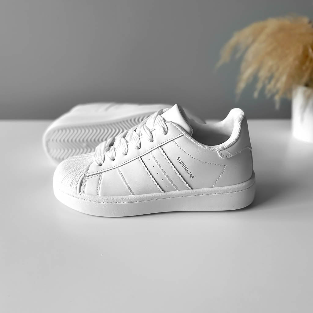 Adidasi dama casual albi, BL562 T7-3