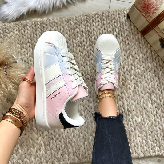 Adidasi dama casual roz, BL562 T7-3