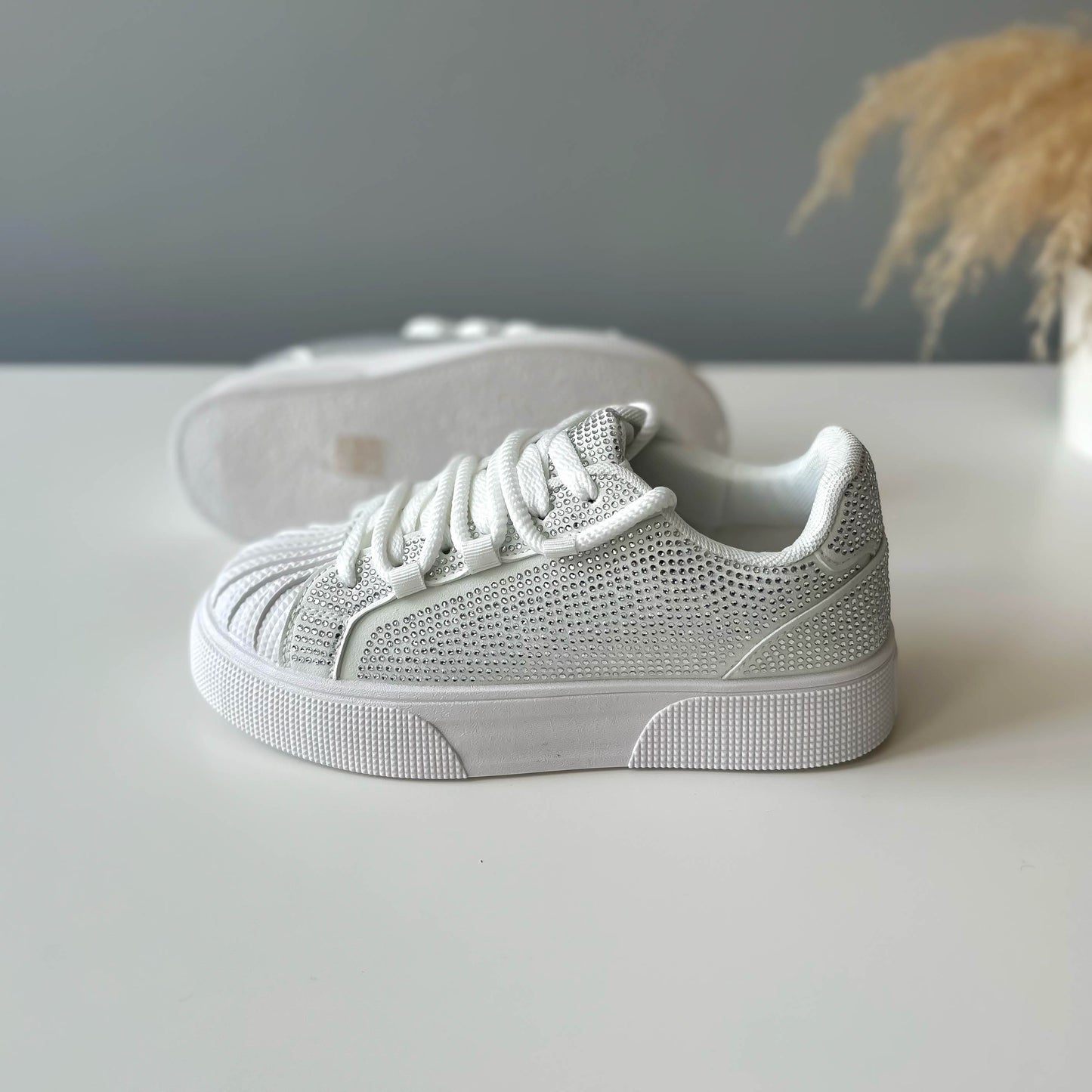 Adidasi dama casual albi BL575 N10-2