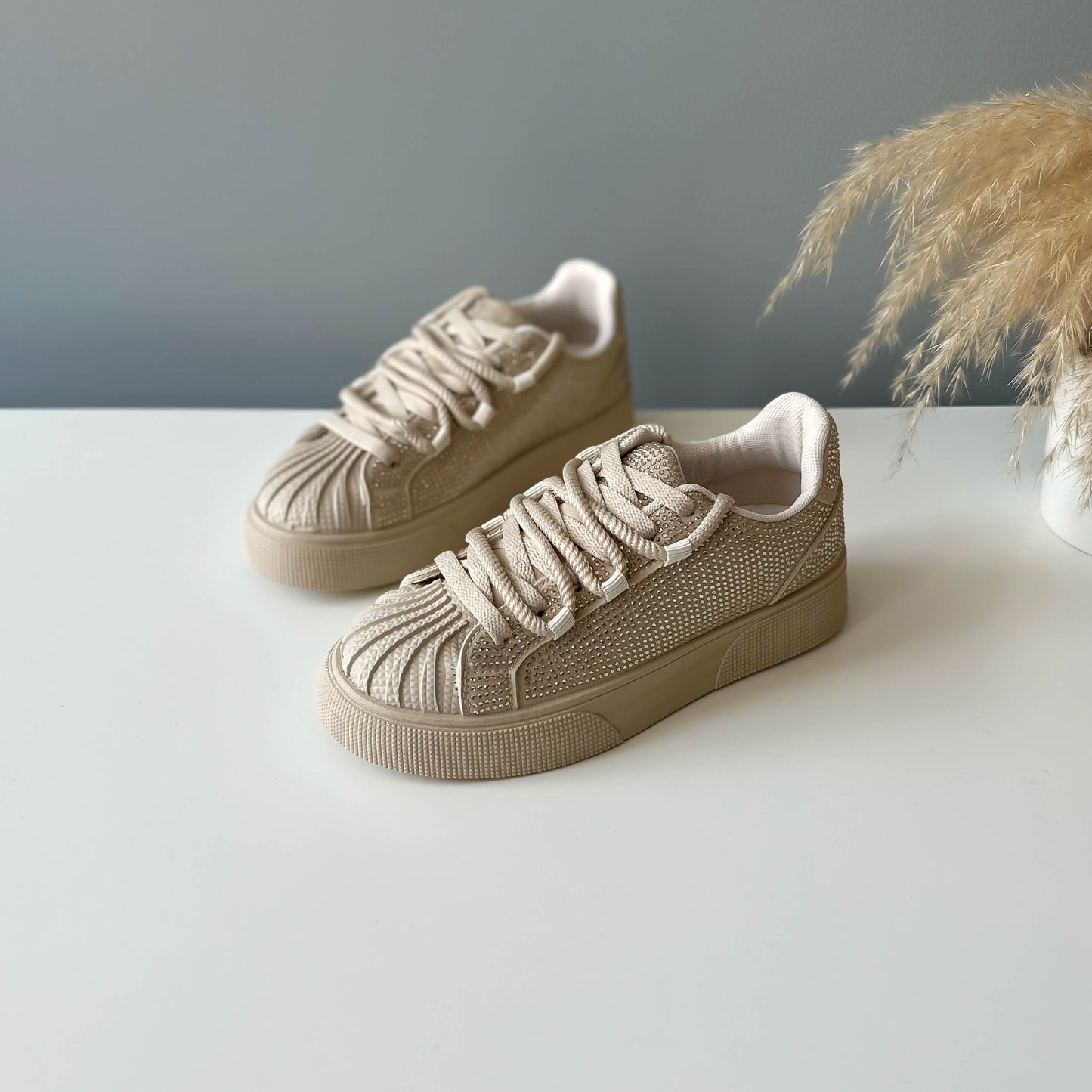 Adidasi dama casual bej BL575 N7-1
