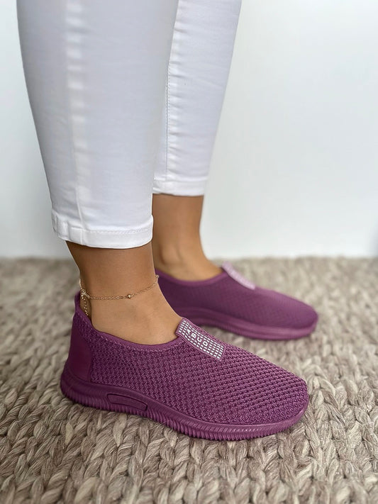 Espadrile dama casual mov CL10 A3-2