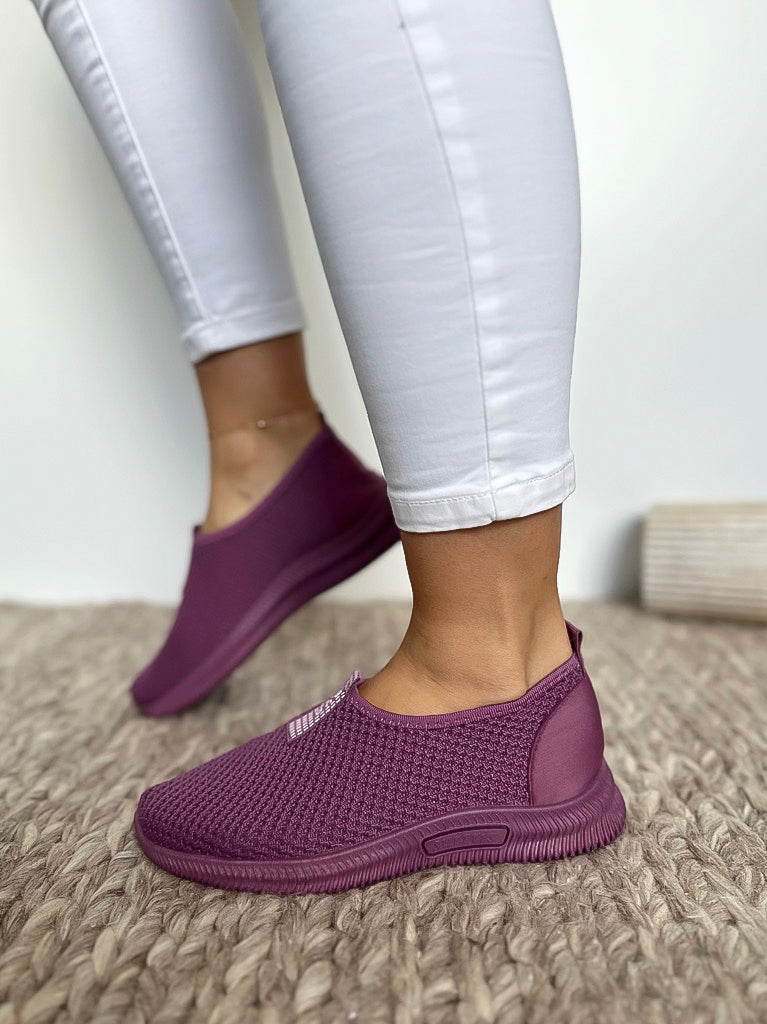 Espadrile dama casual mov CL10 A3-2