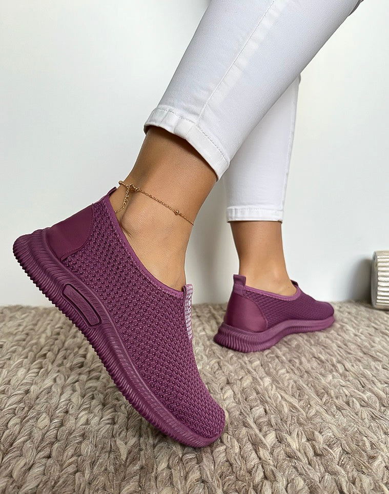 Espadrile dama casual mov CL10 A3-2