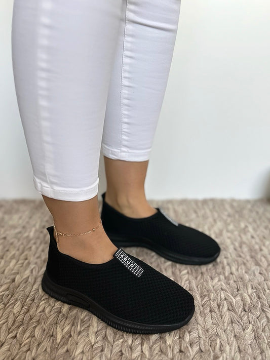 Espadrile dama casual negre CL10 T55-2