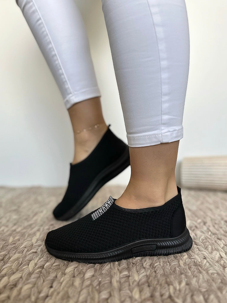 Espadrile dama casual negre CL10 T55-2