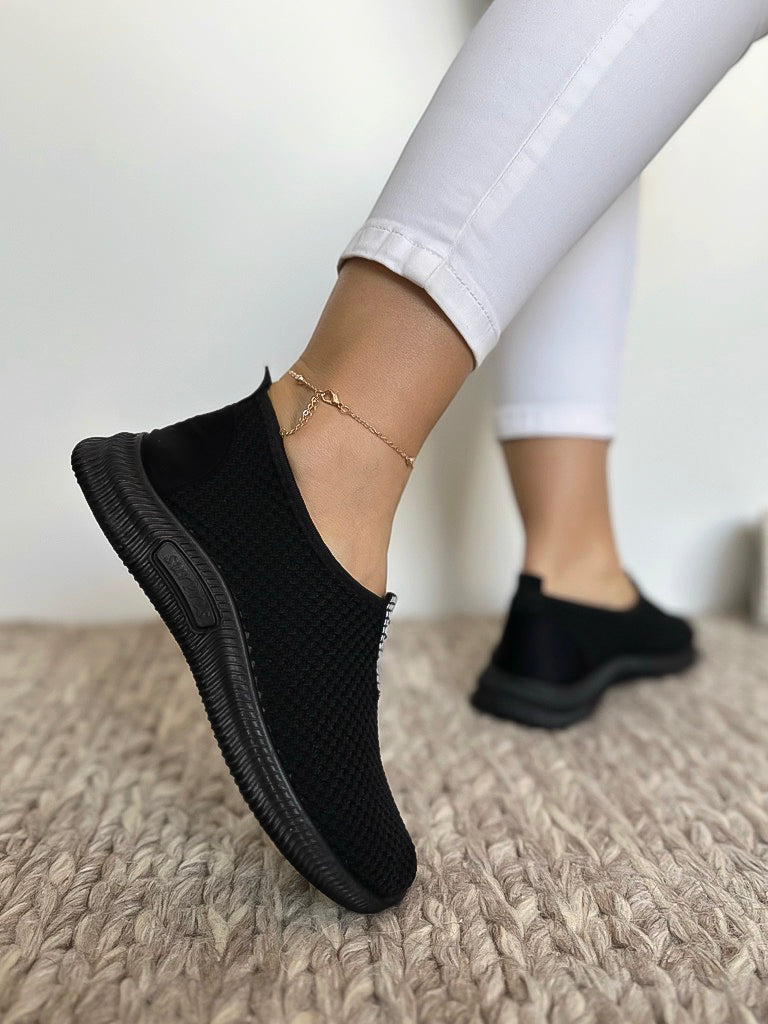 Espadrile dama casual negre CL10 T55-2