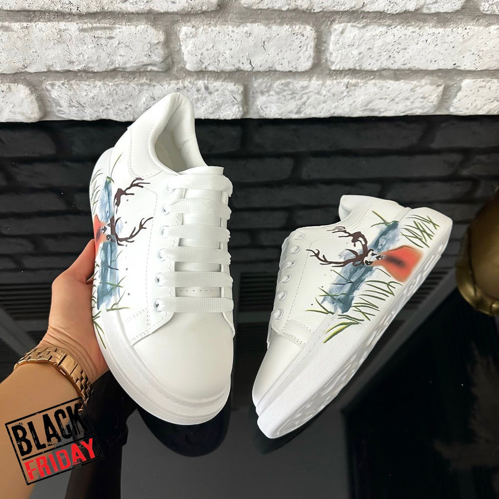 Adidasi barbati casual albi FCL8031
