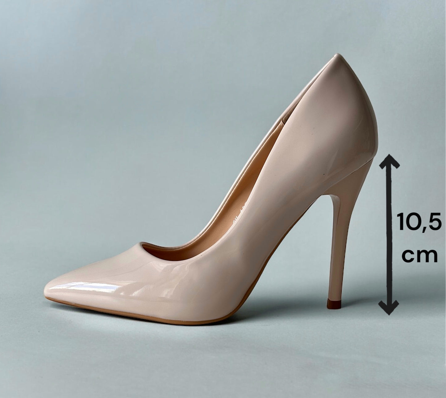 Pantofi eleganti dama cu toc subtire, GN105, bej A20-3