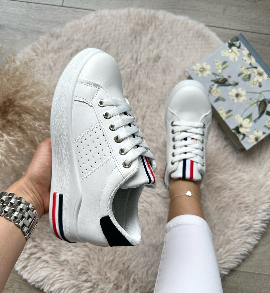 Adidasi dama casual albi JD185 N8-2