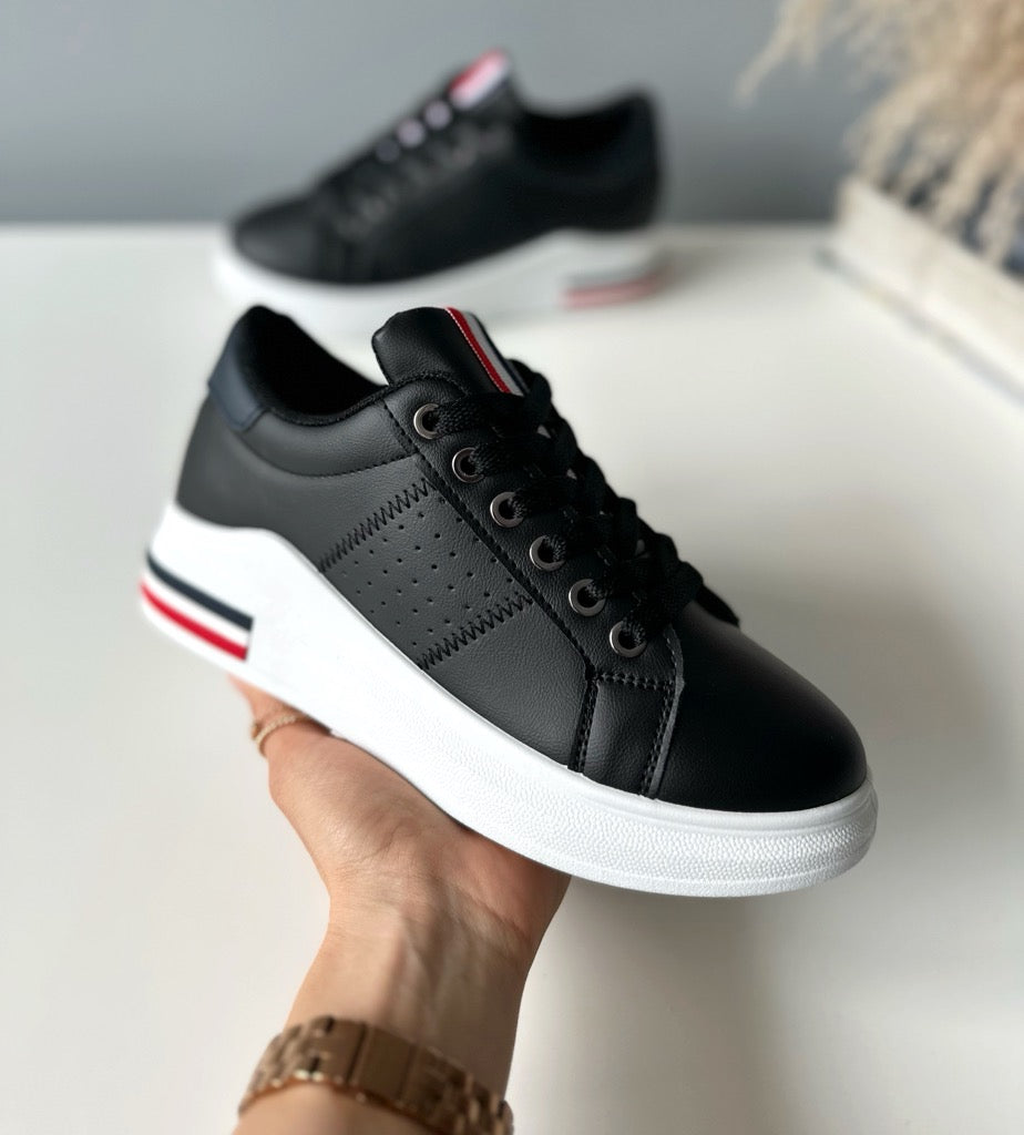 Adidasi dama casual negri JD185 T55-2