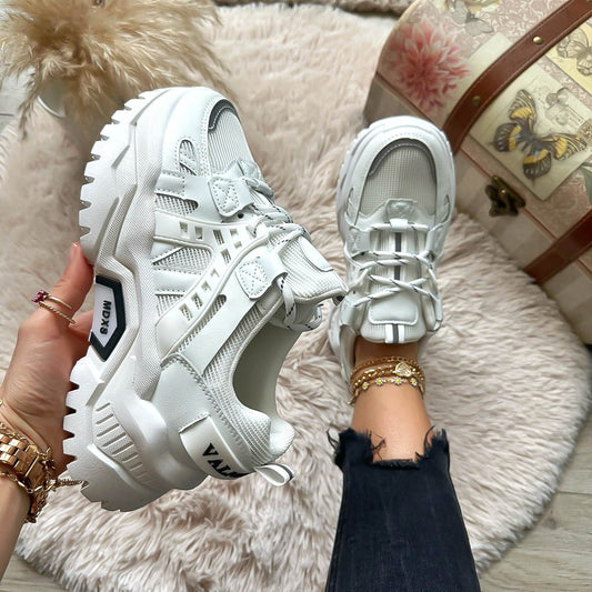 Adidasi dama casual albi k09 T3-3