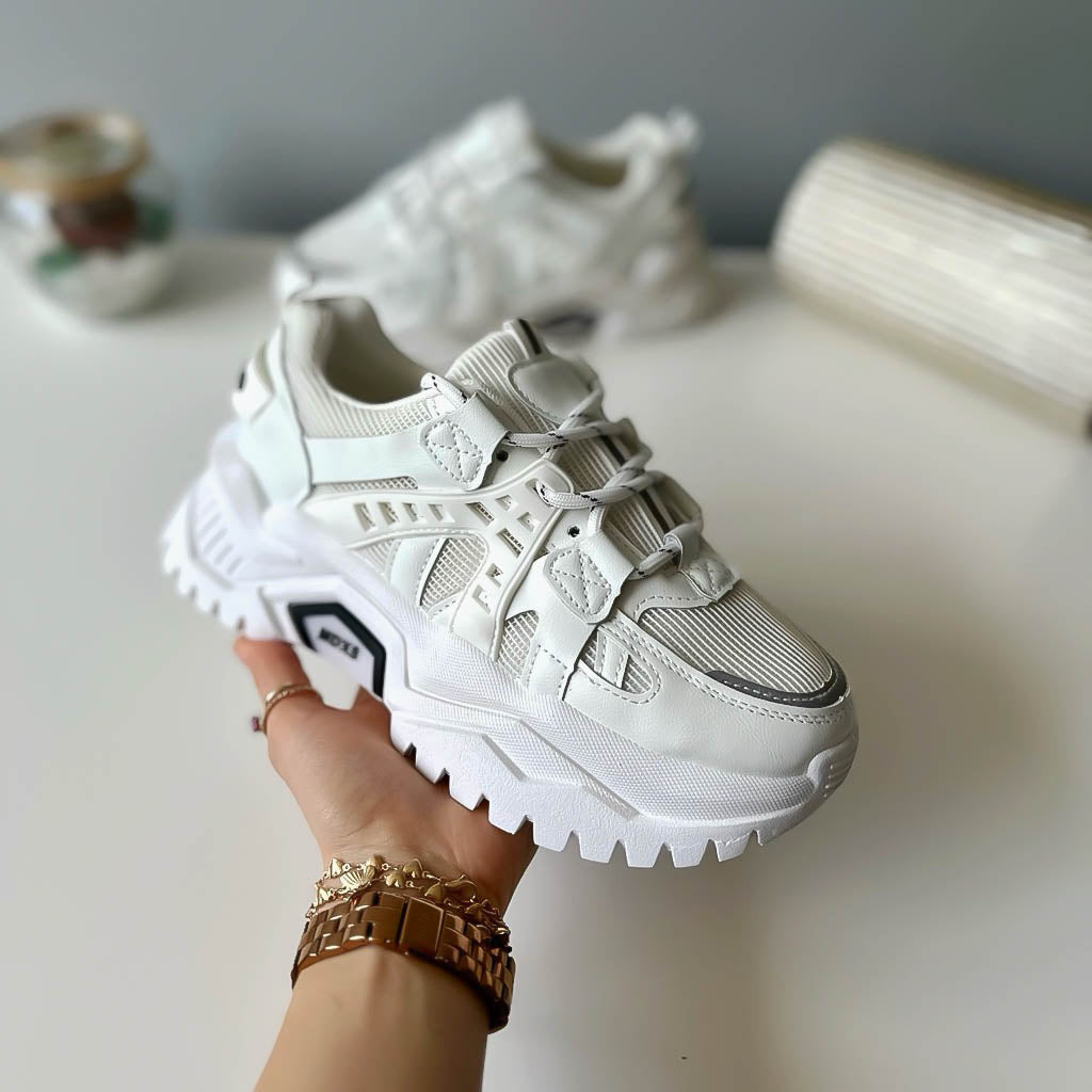 Adidasi dama casual albi k09