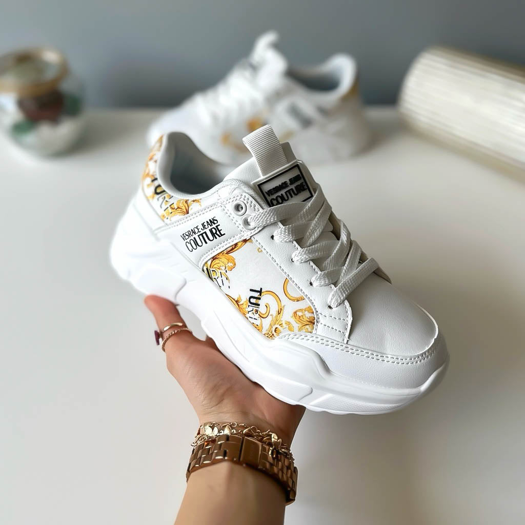 Adidasi dama casual albi L25 N12-2