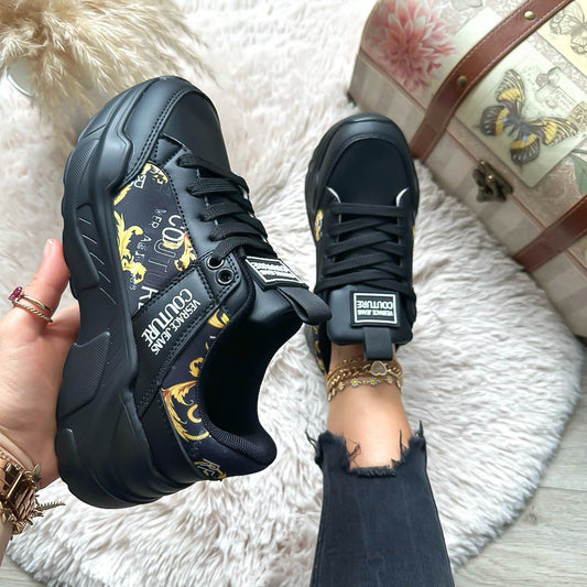 Adidasi dama casual negri L25 N12-3