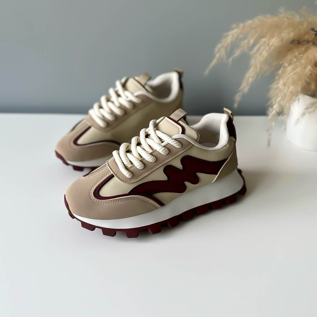 Adidasi dama casual bej LA230 T52-2