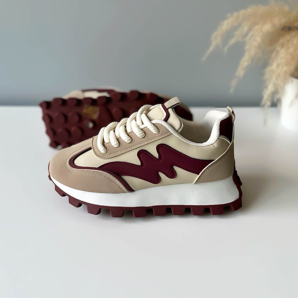 Adidasi dama casual bej LA230 T52-2