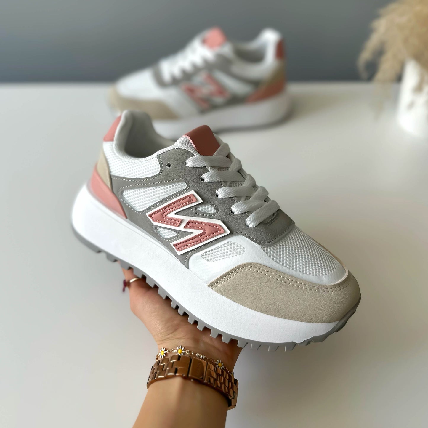 Adidasi dama casual roz, LA242 N7-2