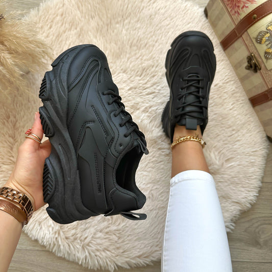 Adidasi dama casual negri, LA247 T51-3